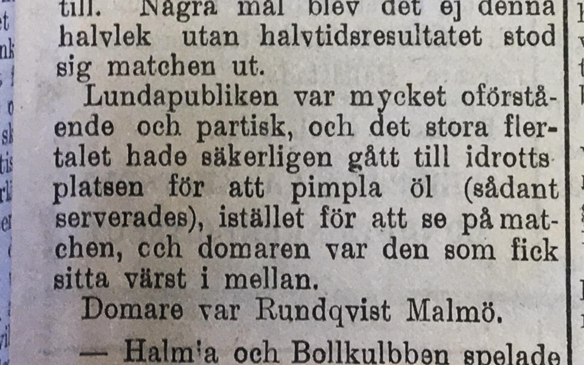 Citat ur Varbergsposten.