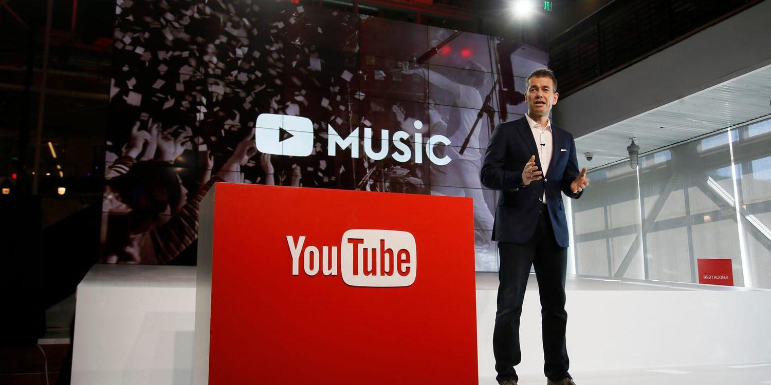 Google byter namn på videoplattformen Youtubes betaltjänst och lanserar en ny dedikerad musikströmningstjänst. Arkivbild.