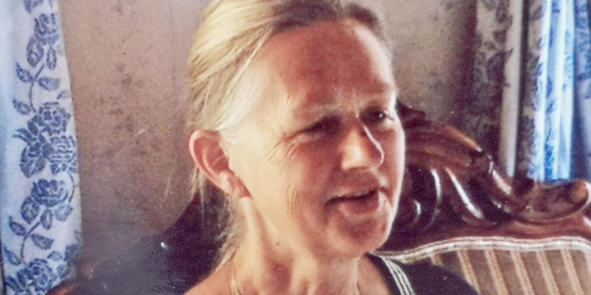 Marie-Louise Andersson. Bilden är från 2009 då Marie-Louise var 62 år.