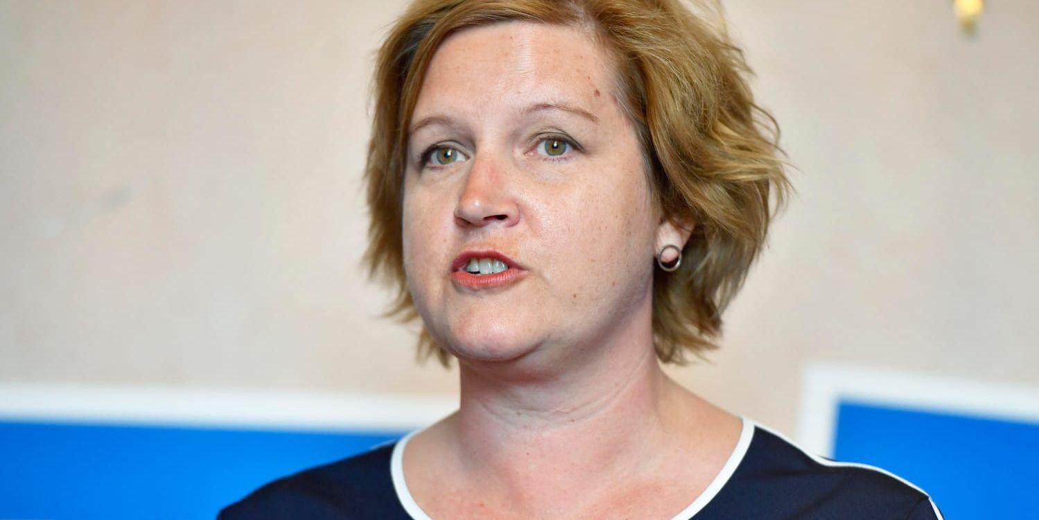 Karin Karlsbro, Liberalernas toppkandidat i EU-valet, riskerar att få stanna hemma. Arkivbild.
