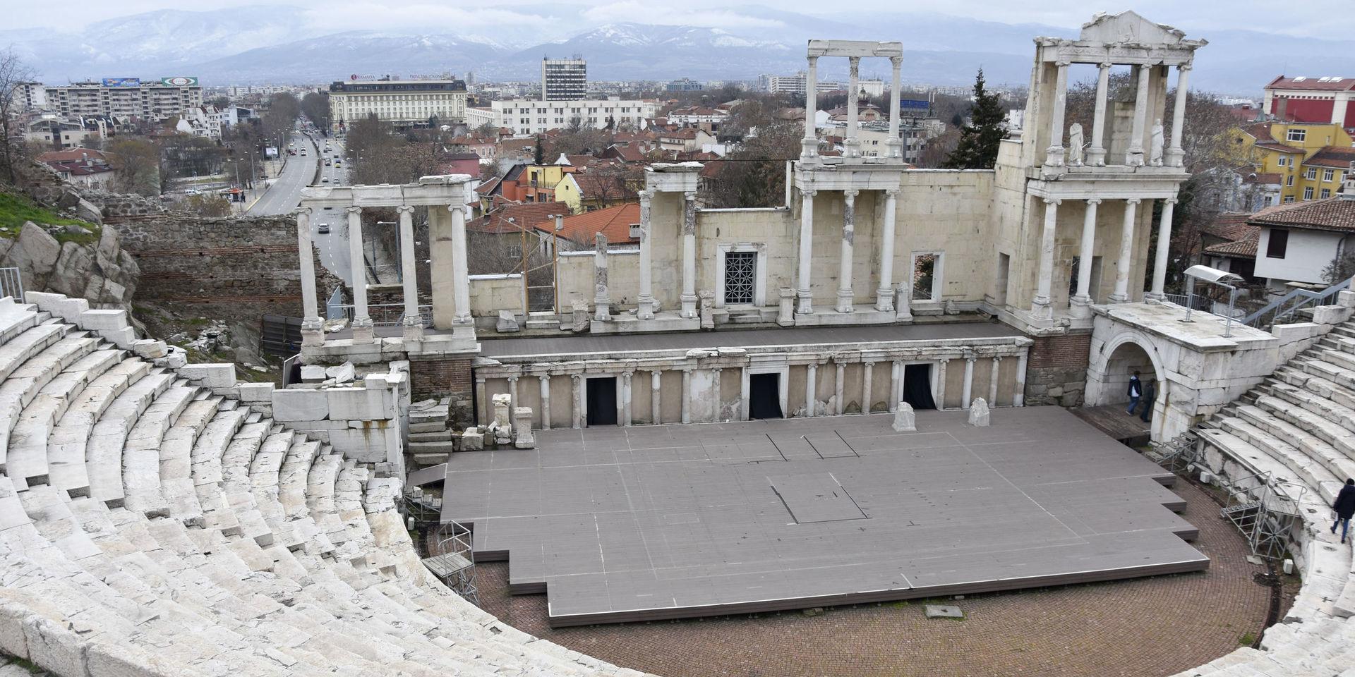 Den romerska teatern i Plovdiv är en av de mest välbevarade från antiken.