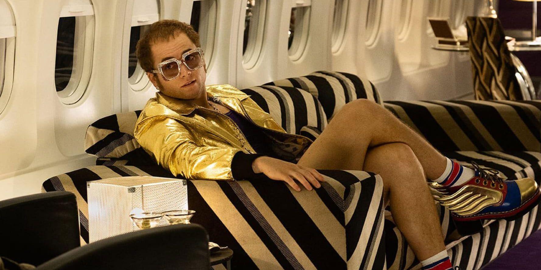 Taron Egerton som Elton John. Pressbild.