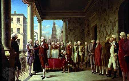 <strong>FÅORDIG.</strong> Kortaste talet hölls av USA:s förste president George Washington. Talet, som hölls i New York 1793, innehöll bara 135 ord. Foto: Wikipedia / Creative Commons