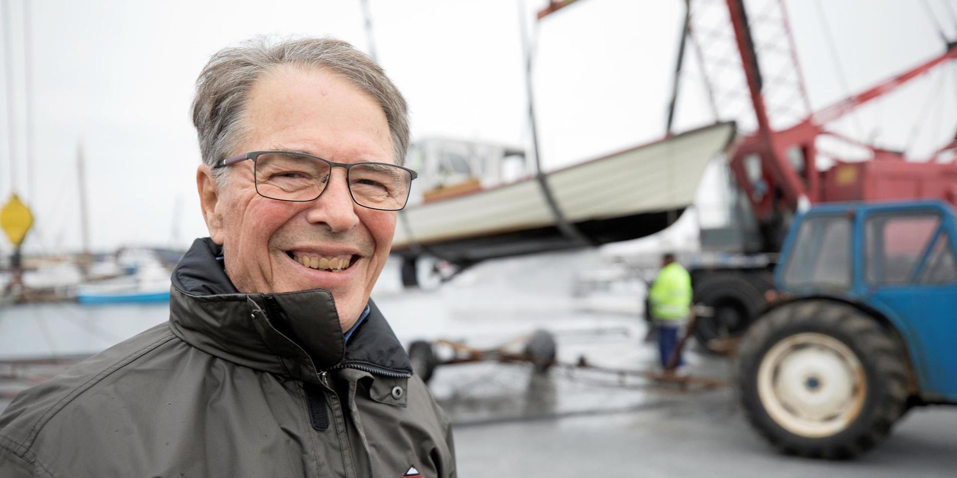 Per-Erik Wikström har arbetat hårt för att Bua ska ha en levande och välkomnande hamn.