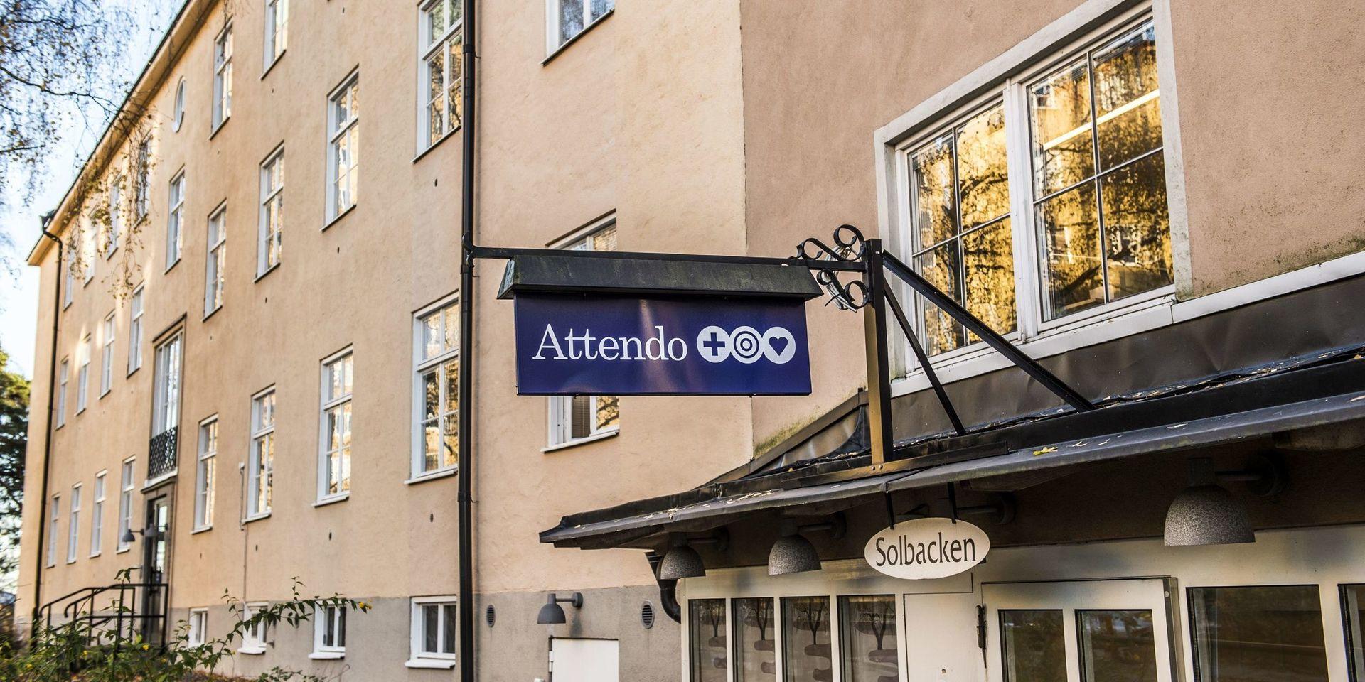 STOCKHOLM 20151111
Attendo-boende på Stadshagsvägen 5
Foto: Lars Pehrson / SvD / TT / Kod 30152
** OUT DN, Dagens Industri (även arkiv)  **