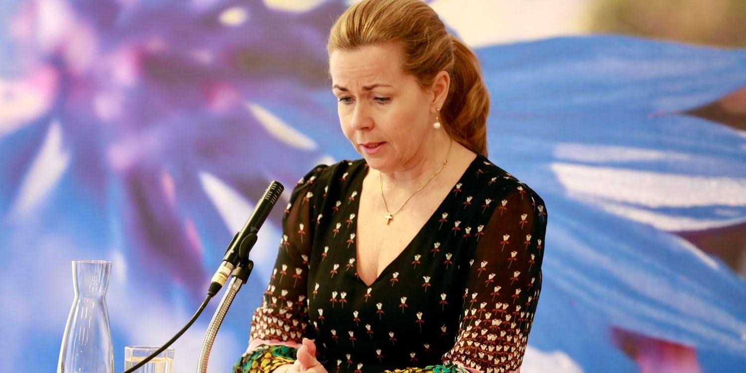 EU-parlamentariker Cecilia Wikström (L) fick flytta på sig. Arkivbild.