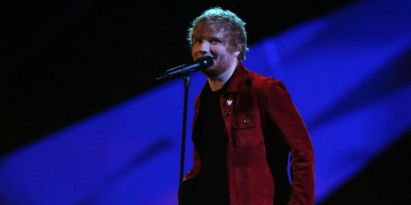Ed Sheeran uppträdde under kvällen på Ullevi. Arkivbild.
