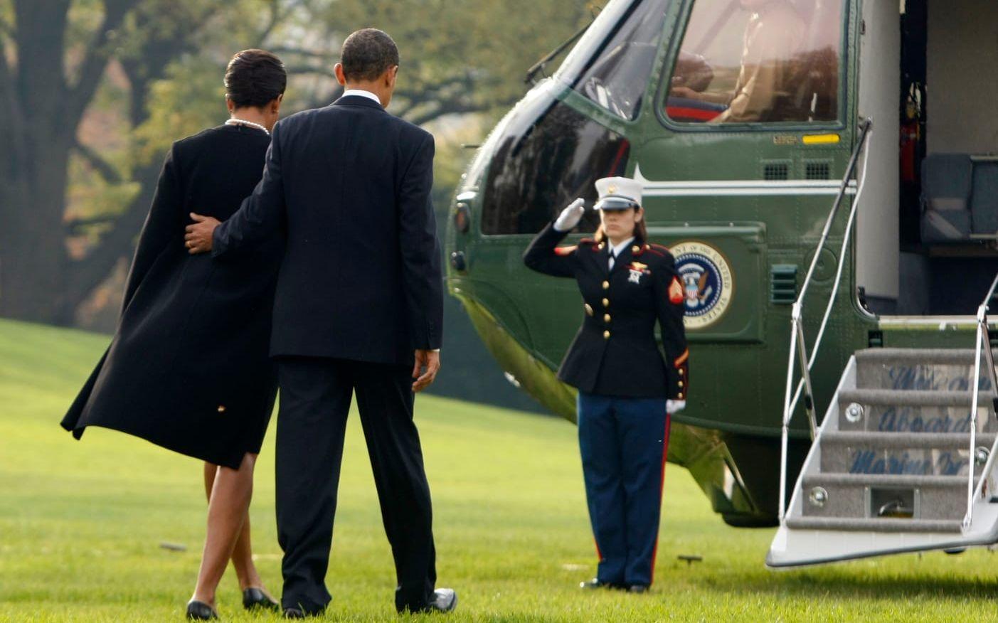 Barack och Michelle Obama 2009. Bild: TT