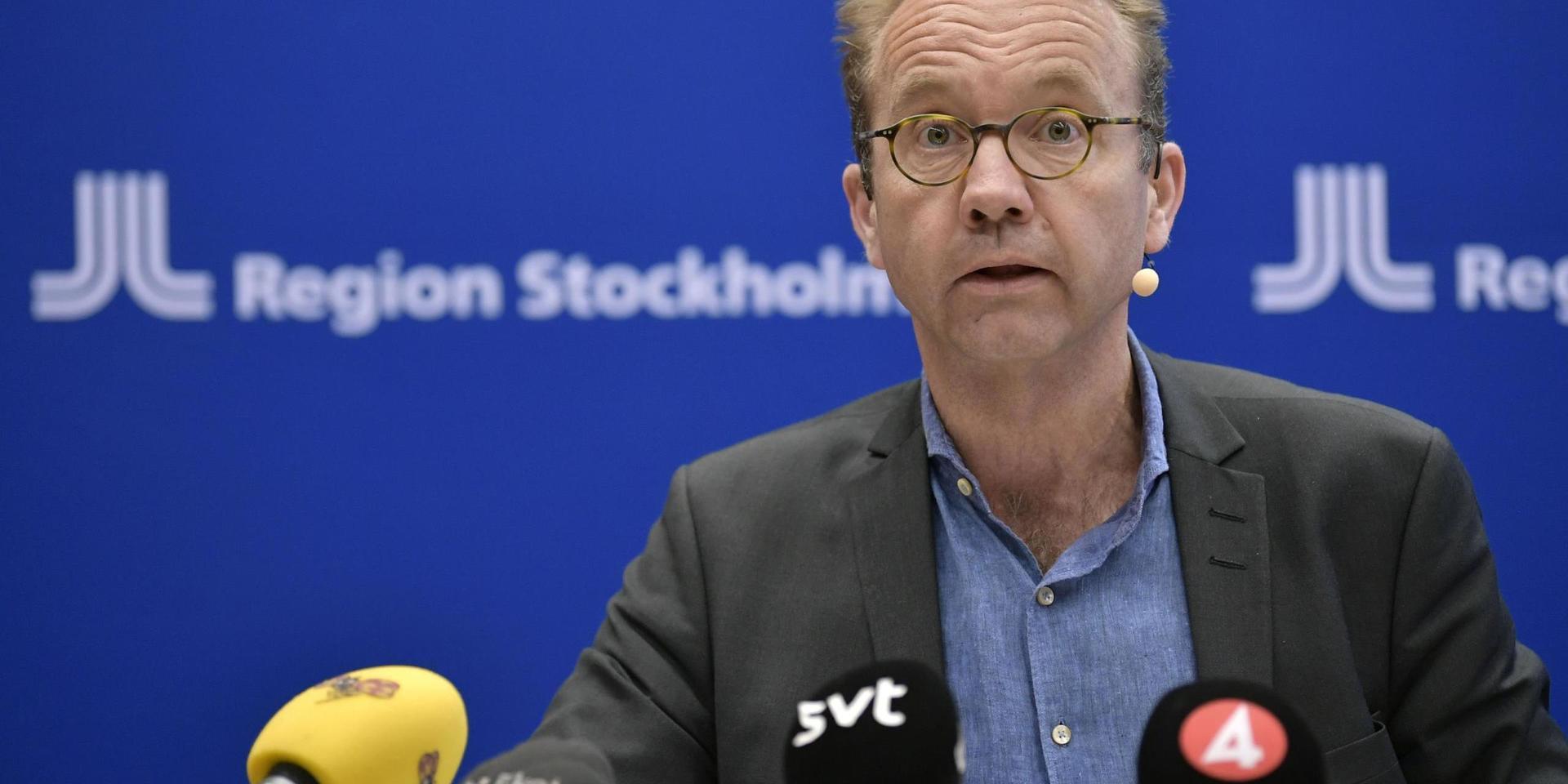 Björn Eriksson, hälso- och sjukvårdsdirektör i Region Stockholm. Arkivbild.
