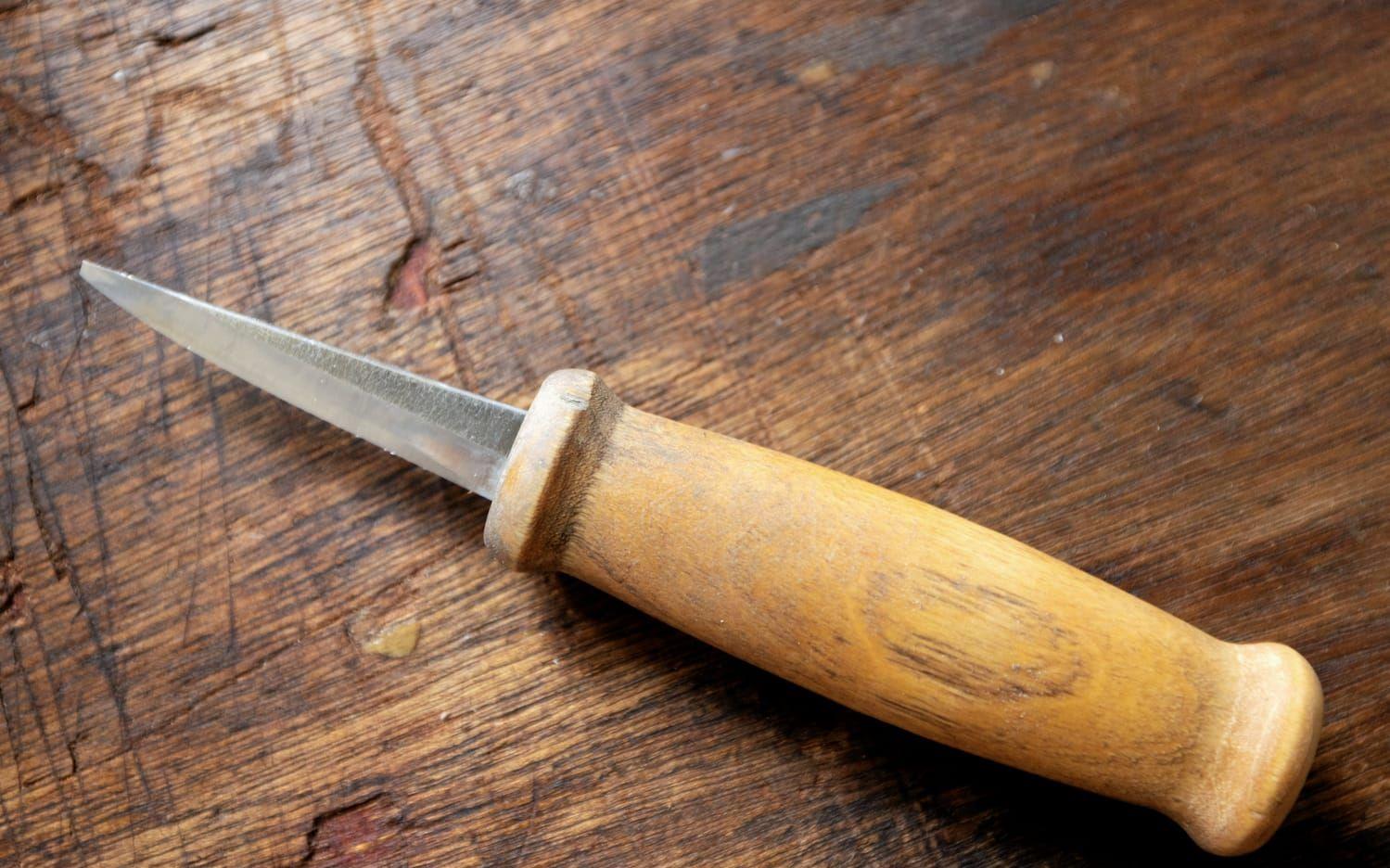 Den här Morakniven hör till favoriterna i verktygsstället.