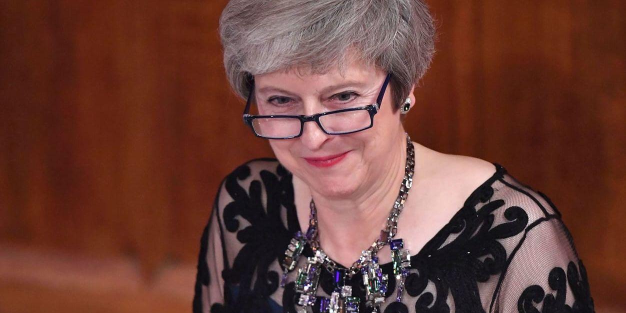 Storbritanniens premiärminister Theresa May laddar för att övertyga sin regering och sitt parti om den brexituppgörelse som nu är på gång. Arkivfoto.