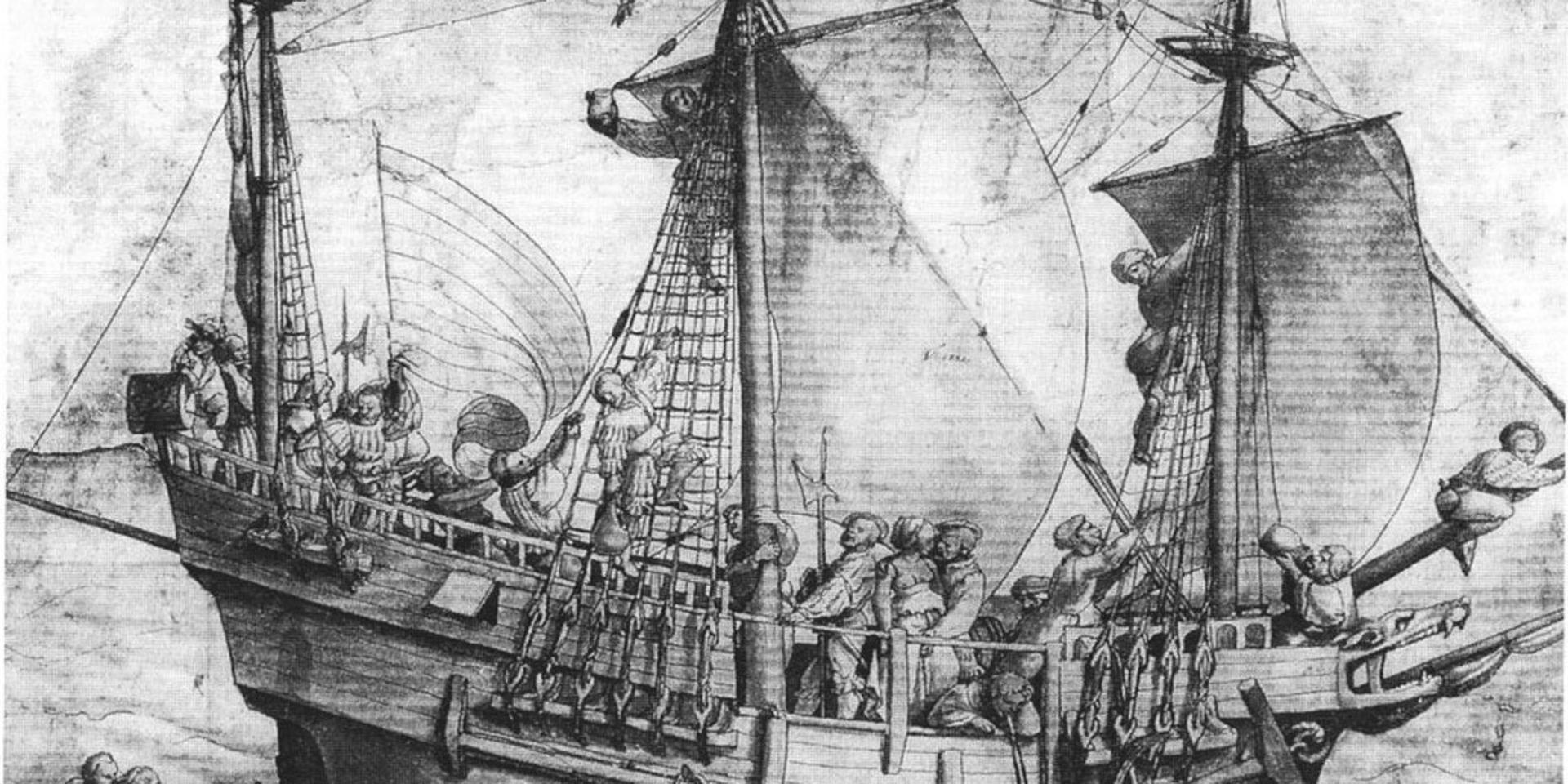 Gribshunden var danske kung Hans (1455–1513) flaggskepp och ska bland annat ha seglat till Norge och England innan det sjönk utanför Ronneby. Arkivbild.