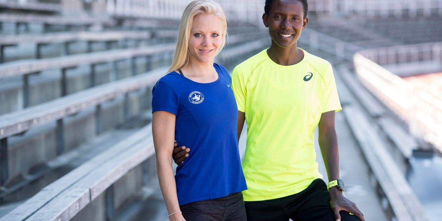 Spårvägens Mikaela Larsson och Hässelbys Isabellah Andersson är favoriter till damernas SM-titeln i Stockholm Marathon 2018.