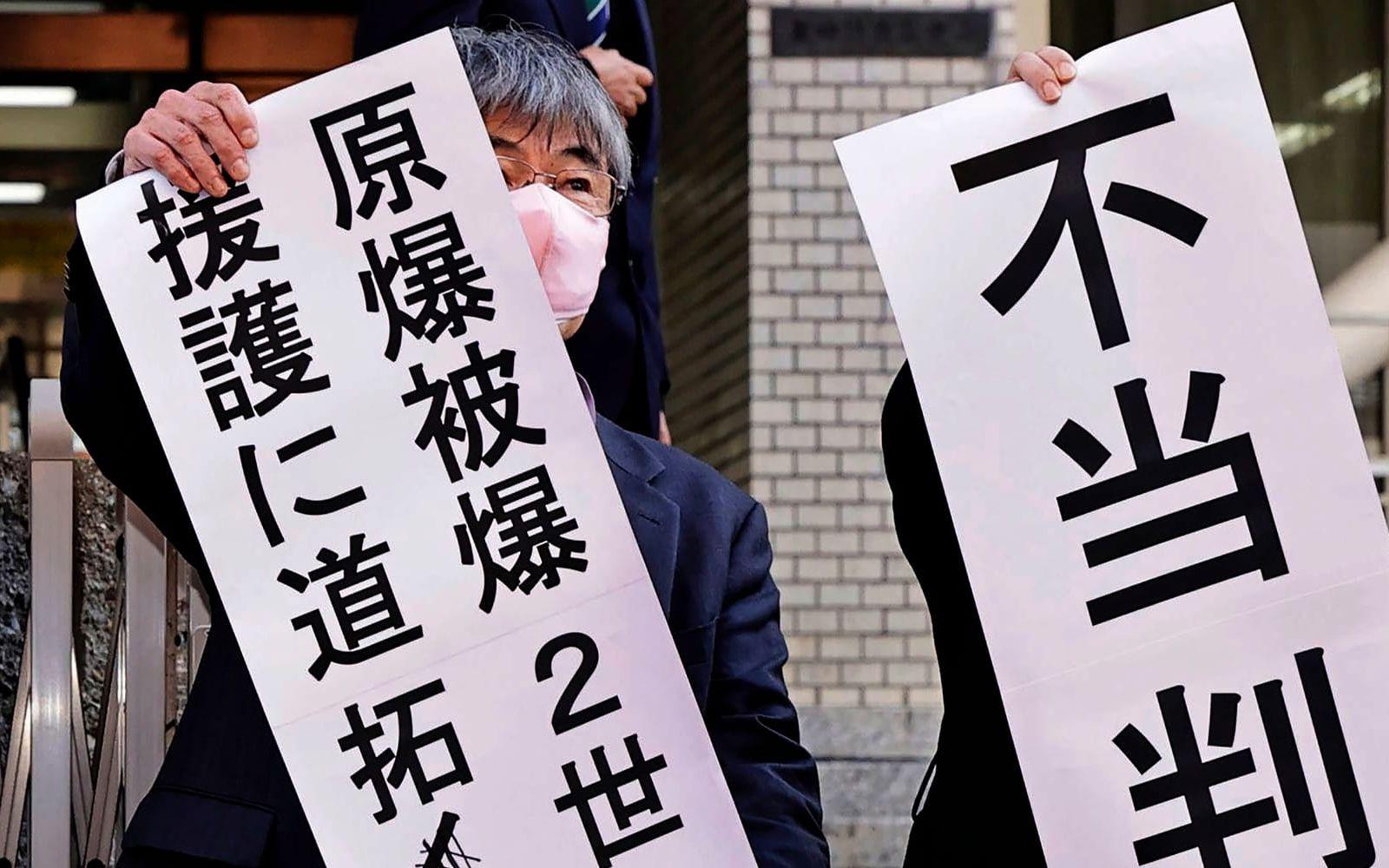 Noboru Sakiyama leder gruppen som stämt den japanska staten. Sakiyama säger sig vara besviken efter domslutet.