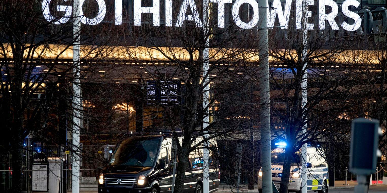 En man i 25-årsåldern tände i mitten på december eld på toaletter inne i hotellet Gothia Towers i Göteborg – tre gånger. Arkivbild.