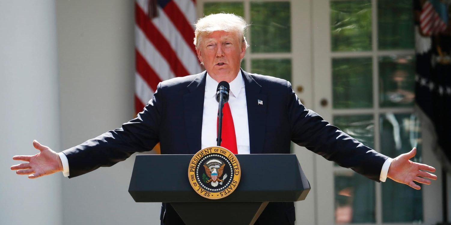 Tomma händer. USA:s president bryr sig inte och står med tomma händer inför klimathotet. Snart riskerar han att även göra det inom andra viktiga samarbetsområden.