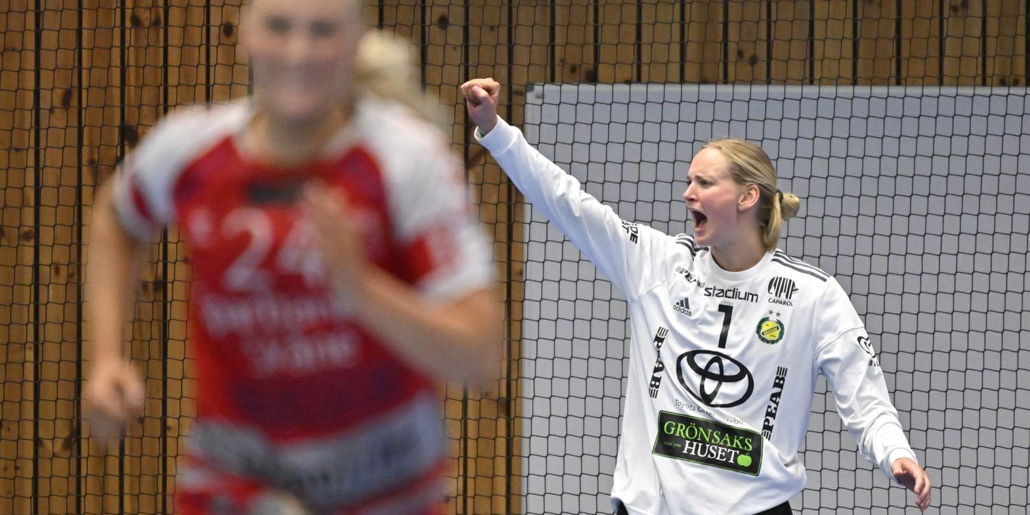 Johanna Bundsen och Sävehof har greppet i SM-finalen. Arkivbild.