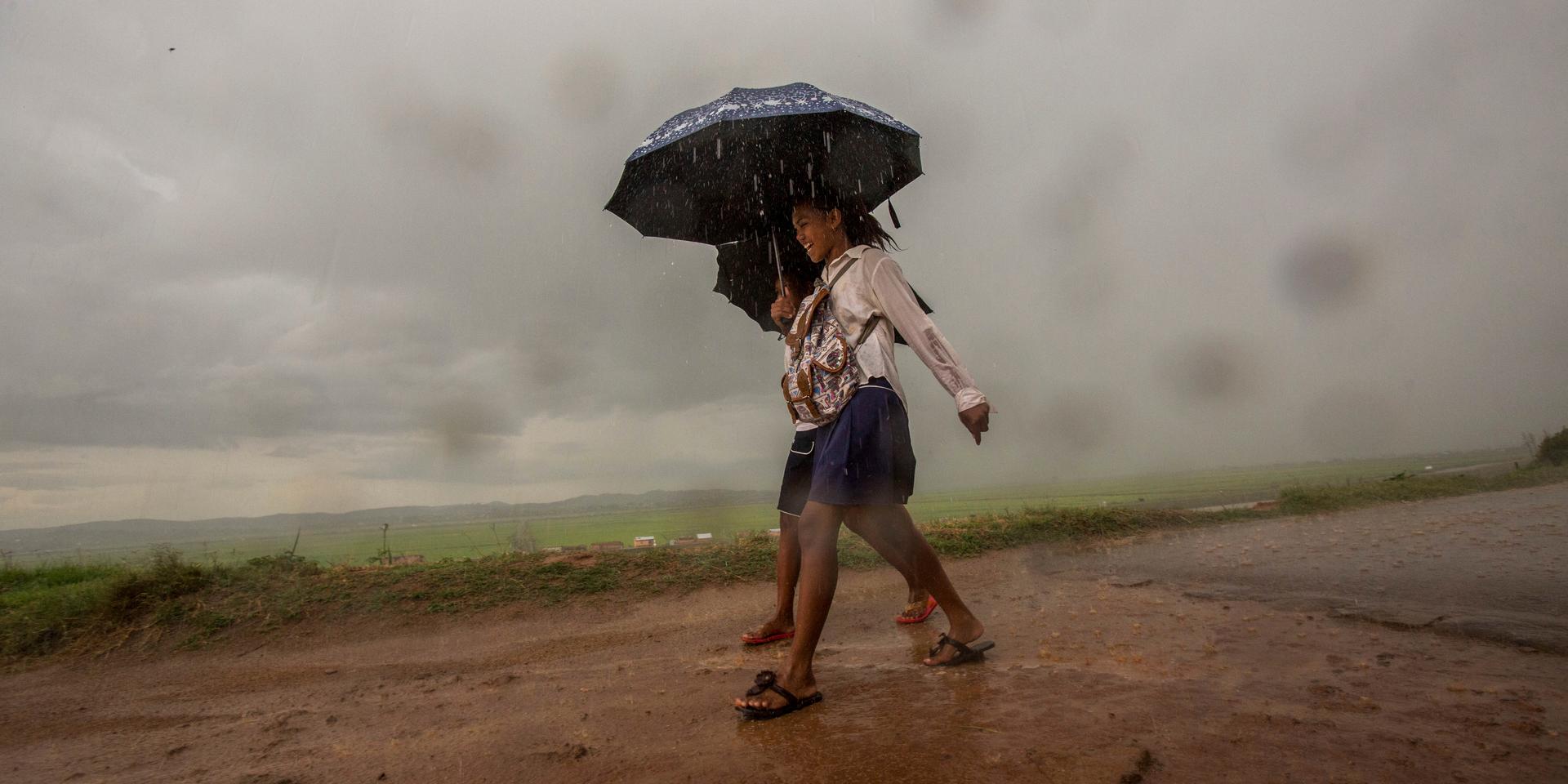 Omfattande regn drabbar Madagaskar. Arkivbild.