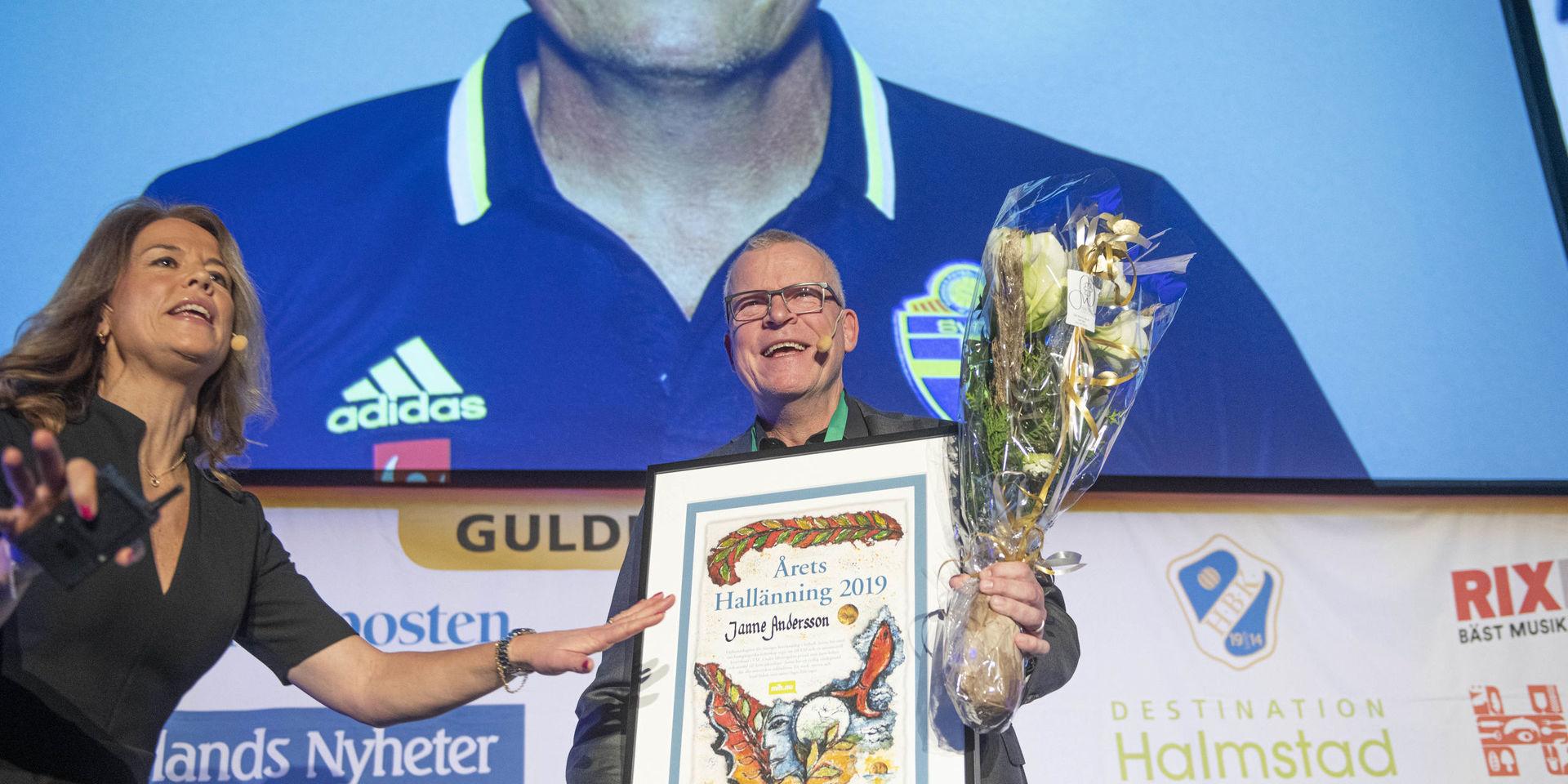 Förra året vann Janne Andersson priset inför storpublik på Halmstad Arena. I år utses vinnaren genom en digital gala.