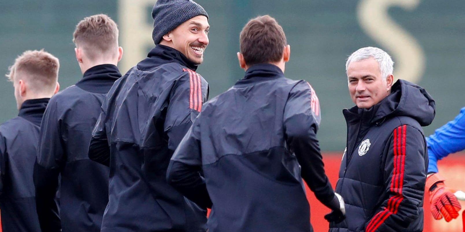 Zlatan Ibrahimovic är ännu inte redo att starta efter sin skada enligt tränare José Mourinho. Arkivbild.