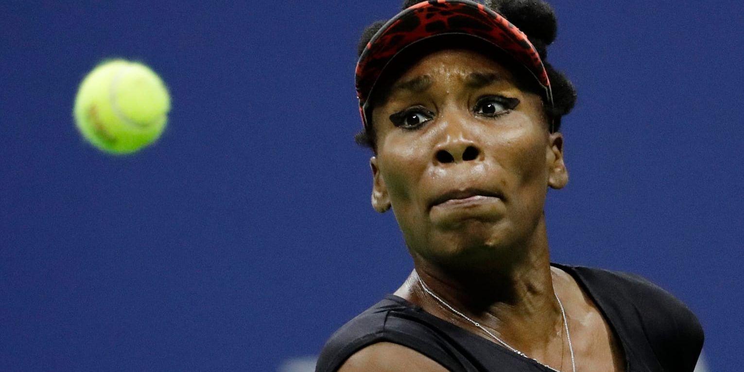 Venus Williams vann efter mängder av servegenombrott. Arkivbild.