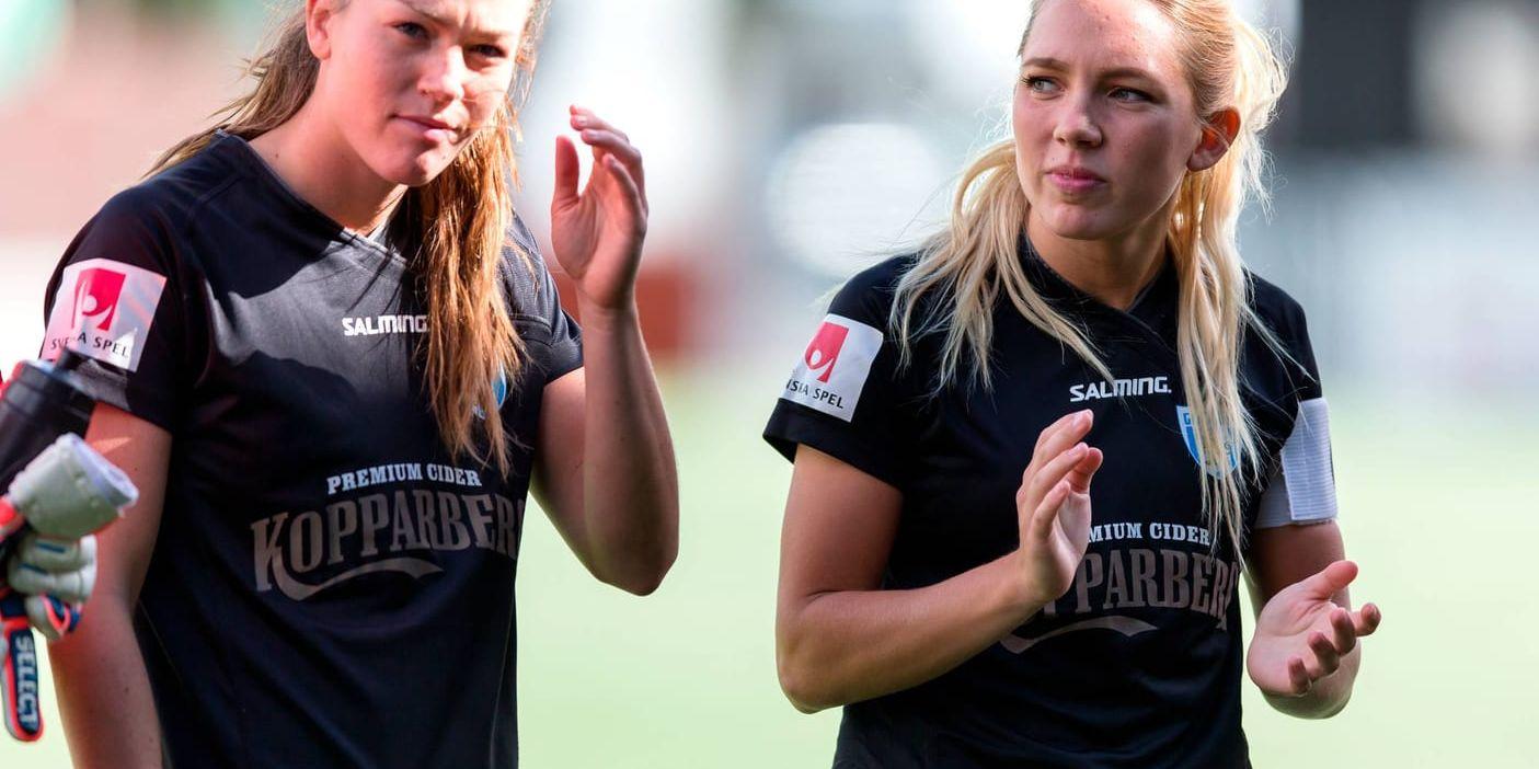 Göteborgs svenska EM-spelare Pauline Hammarlund och Elin Rubensson är viktiga för att hålla laget kvar i damallsvenskan.