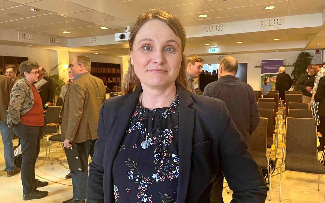 Heléne Gunnarson från Tvååker är ny ordförande i LRF Halland. 