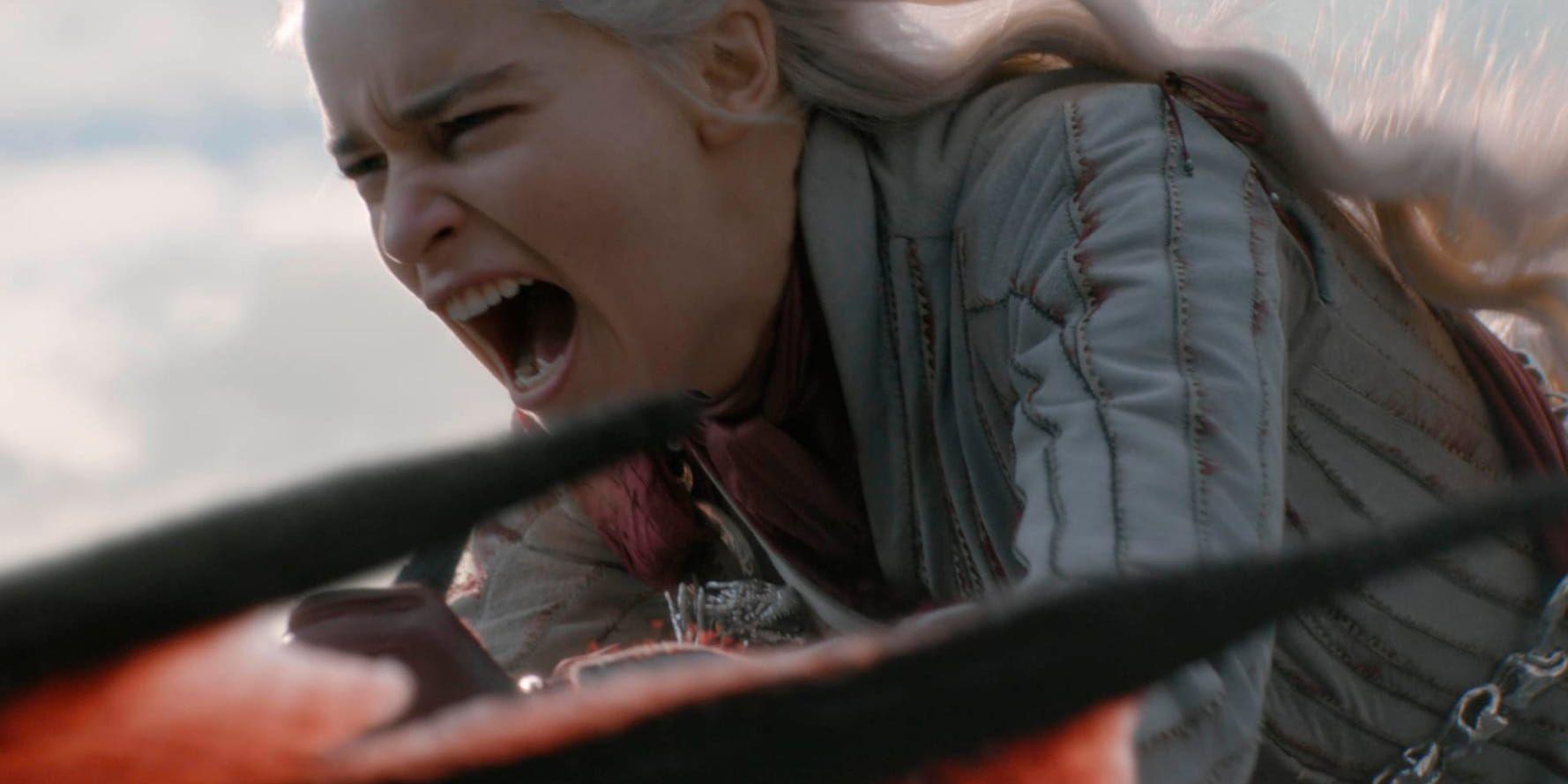 Rollfiguren Daenerys i "Game of thrones" spelas av Emilia Clarke. Pressbild.