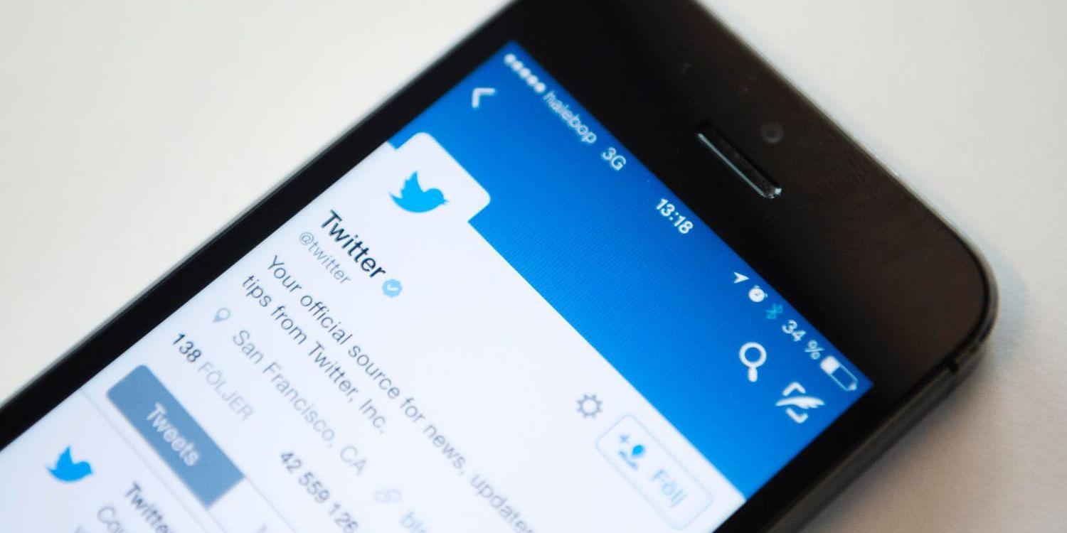 I snitt närmare 30 procent av Sveriges största och mest inflytelserika twitterkontons följare består av fejkkonton, enligt en granskning gjord av Sveriges Annonsörer. Arkivbild.