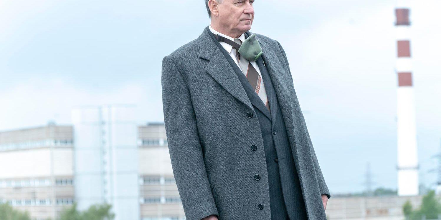 Stellan Skarsgård spelar den sovjetiska höjdaren Boris Sjtjerbina i HBO-serien "Chernobyl". Pressbild.