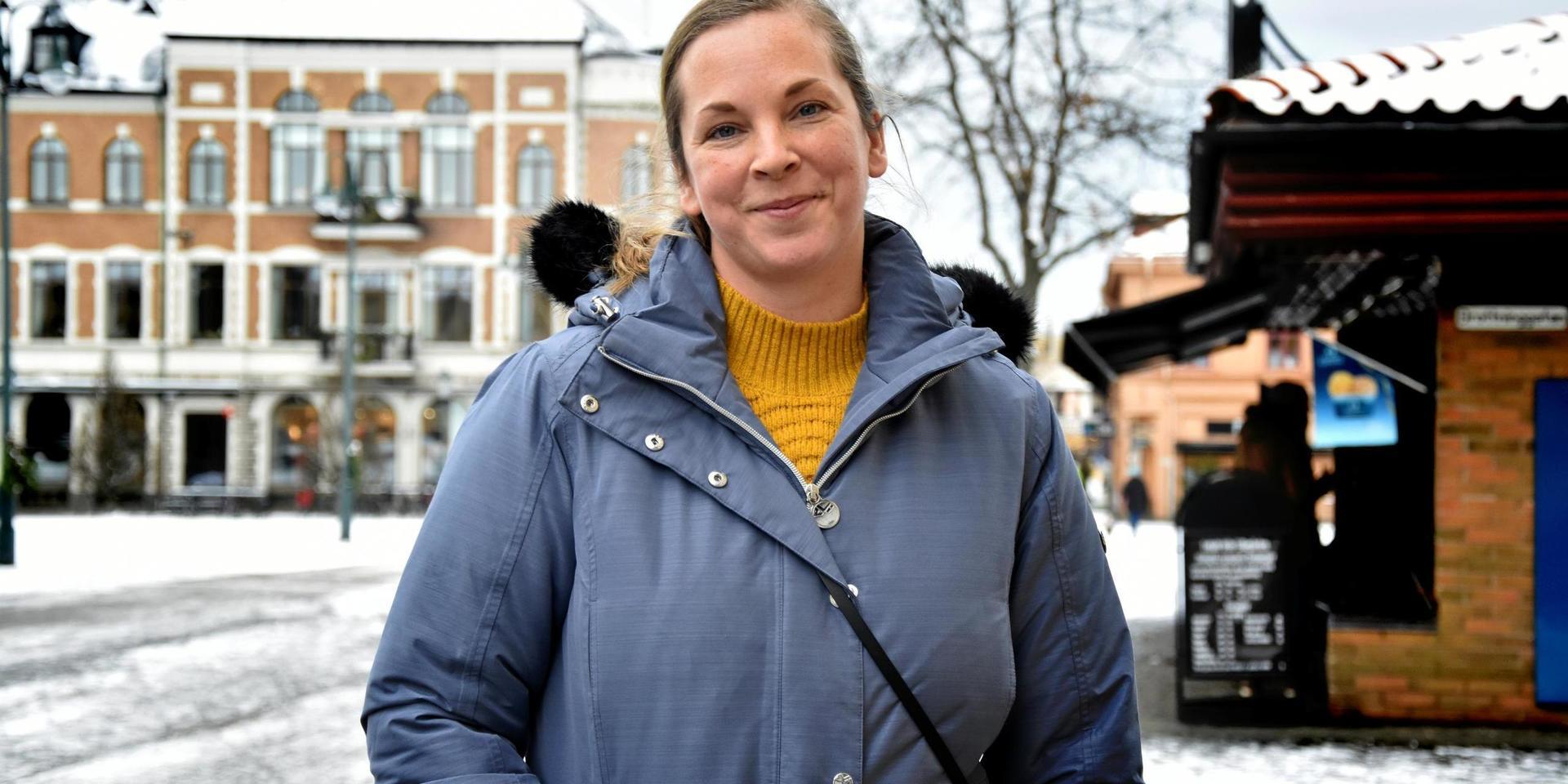 Lena Johansson, jobbar på stadsbyggnadskontoret, Varberg. Har du lyckats hålla ett nyårslöfte någon gång?