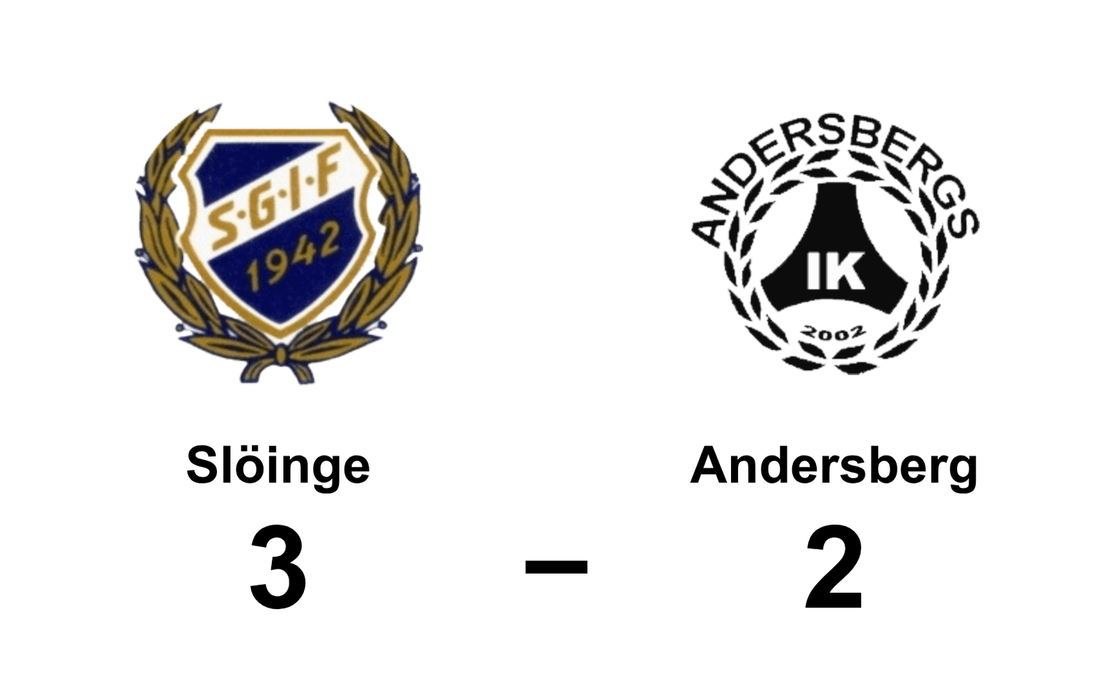 Slöinge GoIF vann mot Andersbergs IK