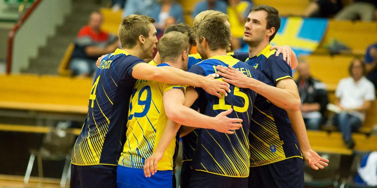 Sveriges volleybollherrar förlorade måstematchen mot Grekland. Arkivbild.