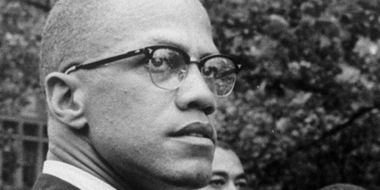 Originalmanuskriptet till "Malcolm X självbiografi" har sålts på auktion. Arkivbild.