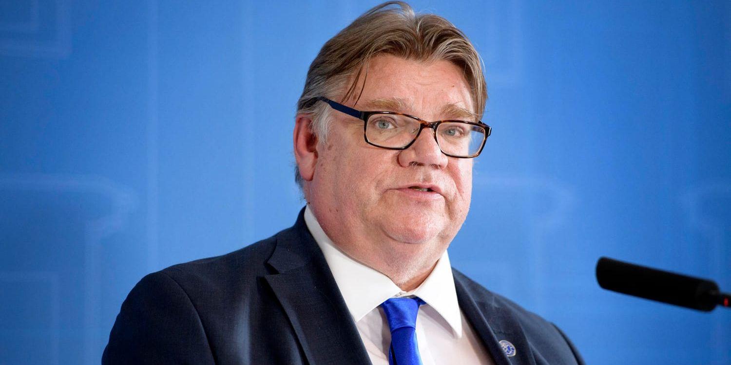 Finlands utrikesminister Timo Soini. Arkivbild.