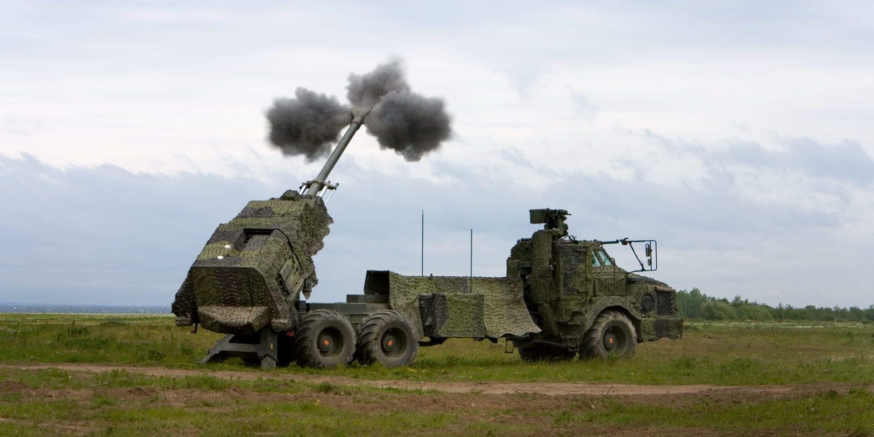 Artillerisystemet Archer är ett av de vapensystem som stått högst på Ukrainas önskelista. 