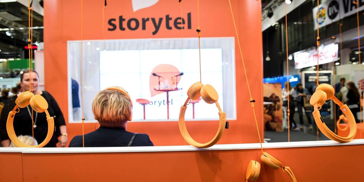 Storytels monter på bokmässan i Göteborg. Arkivbild.