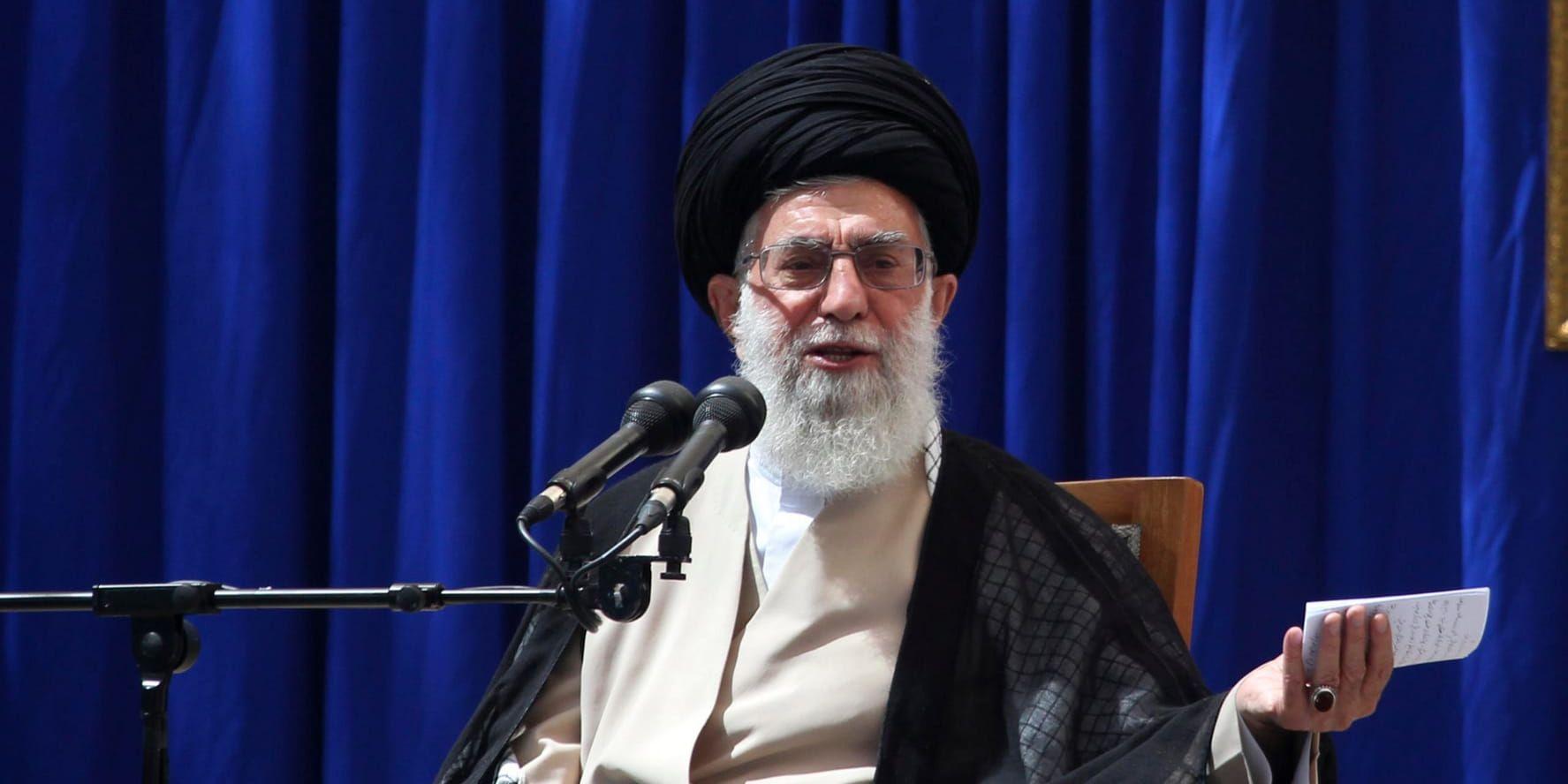 Irans högste ledare ayatolla Ali Khamenei. Arkivbild