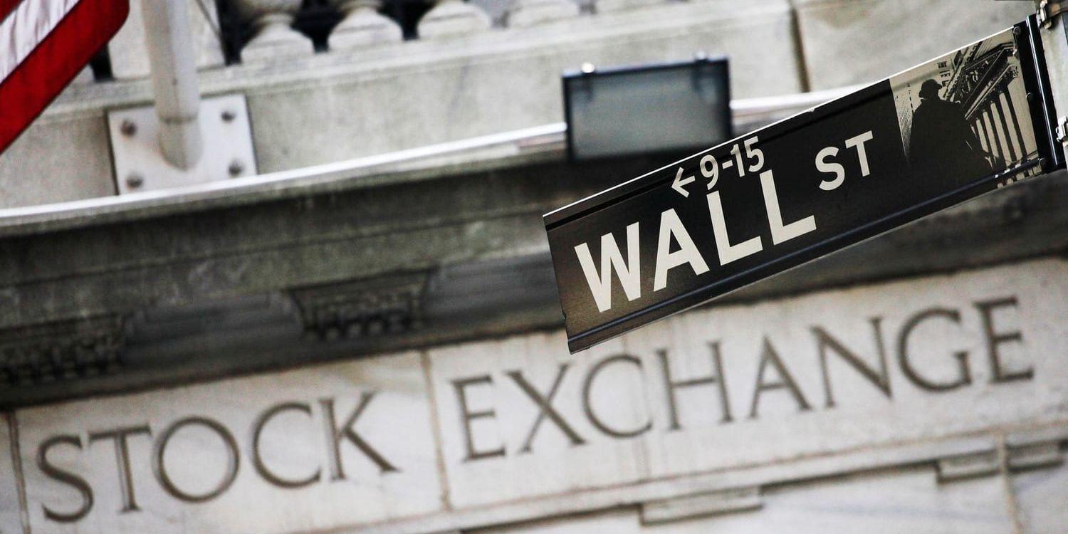 Svagt uppåt på Wall Street på tisdagen. Arkivbild.