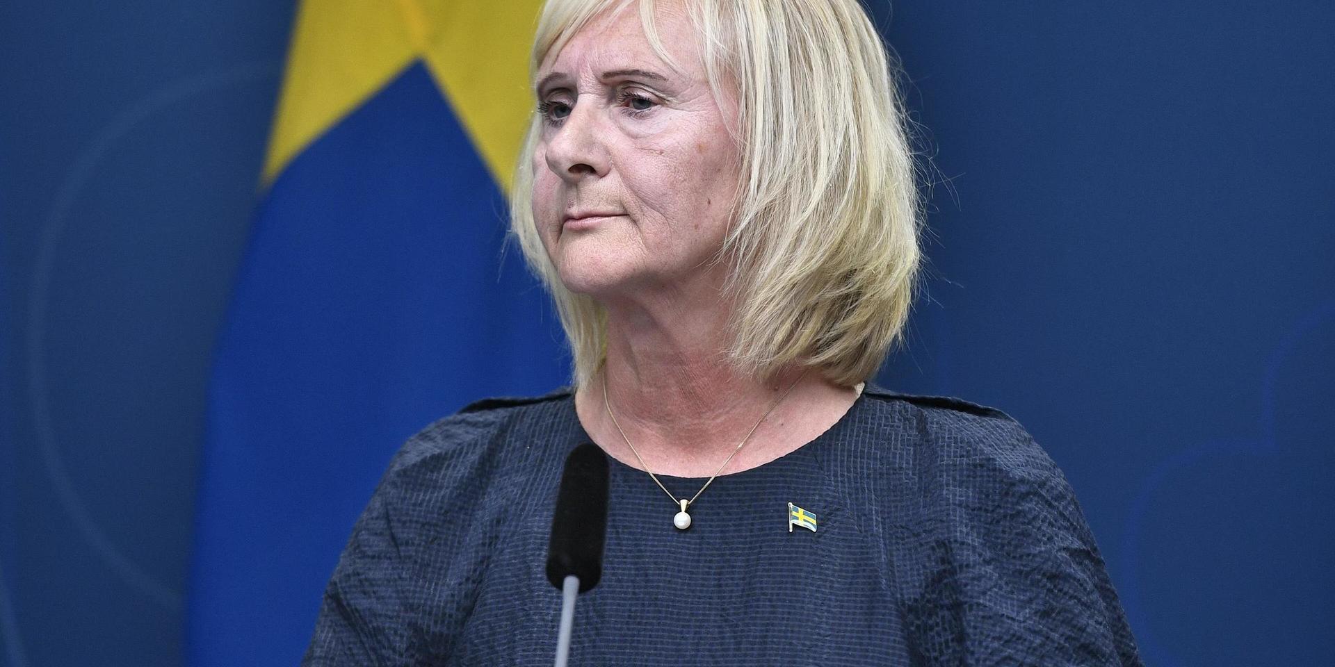 Lena Micko (S), civilminister.