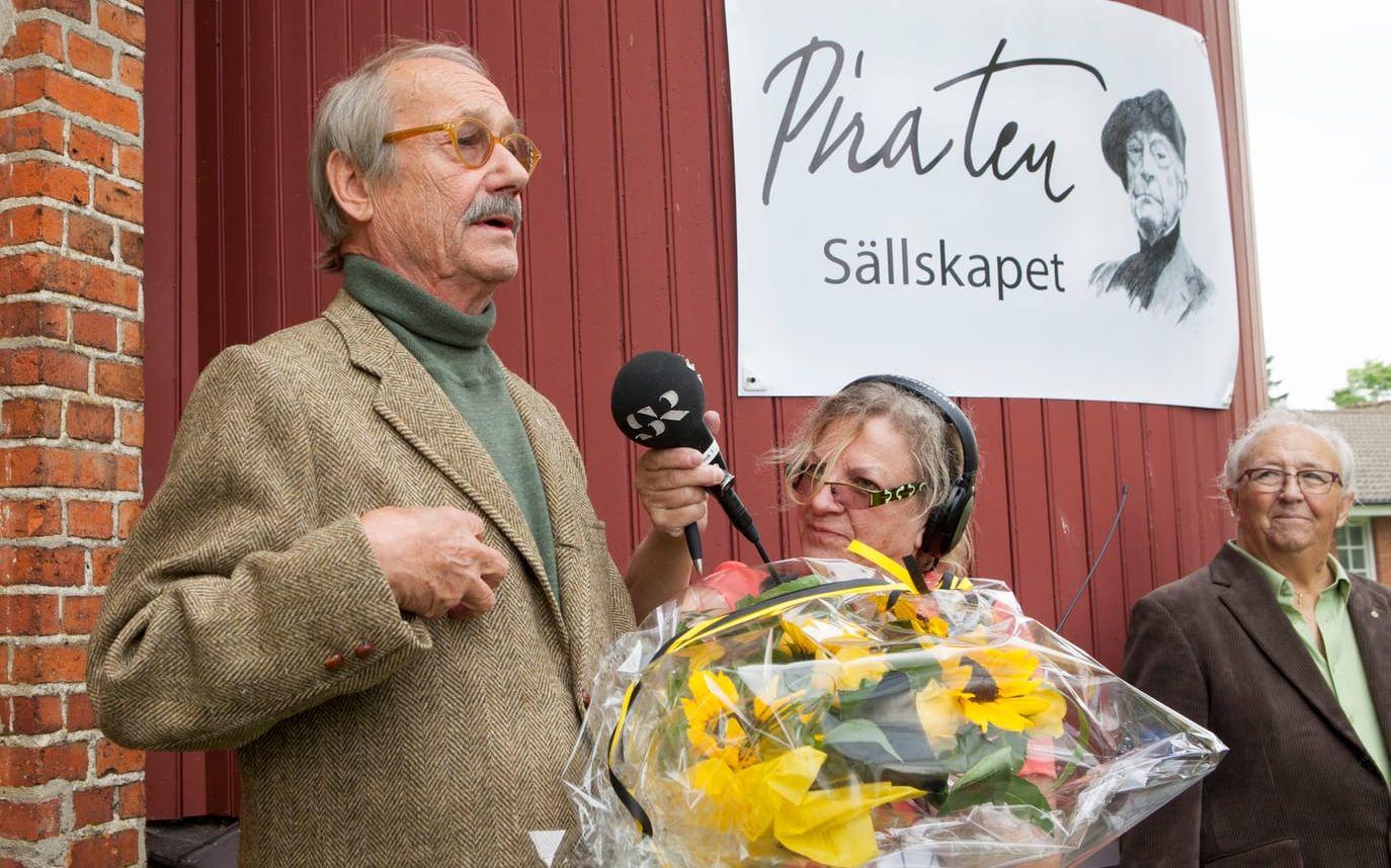 Gösta Ekman under piratenpriset 2014. Bild: TT
