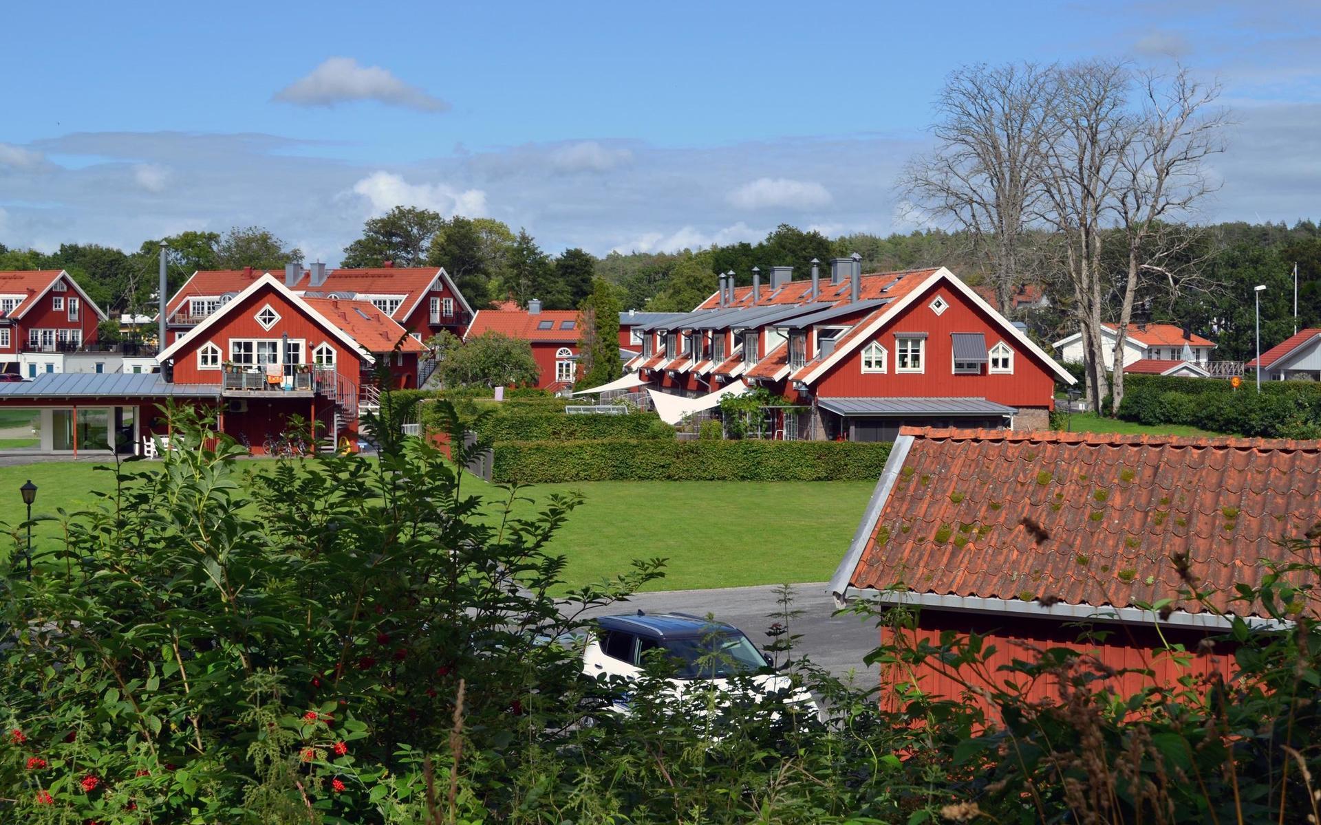 Bostadsområdet Köpenhamnsgård är lite av en egen by i Kärradal. Dag Wohlén tog tag i projektet efter sjukdomen.