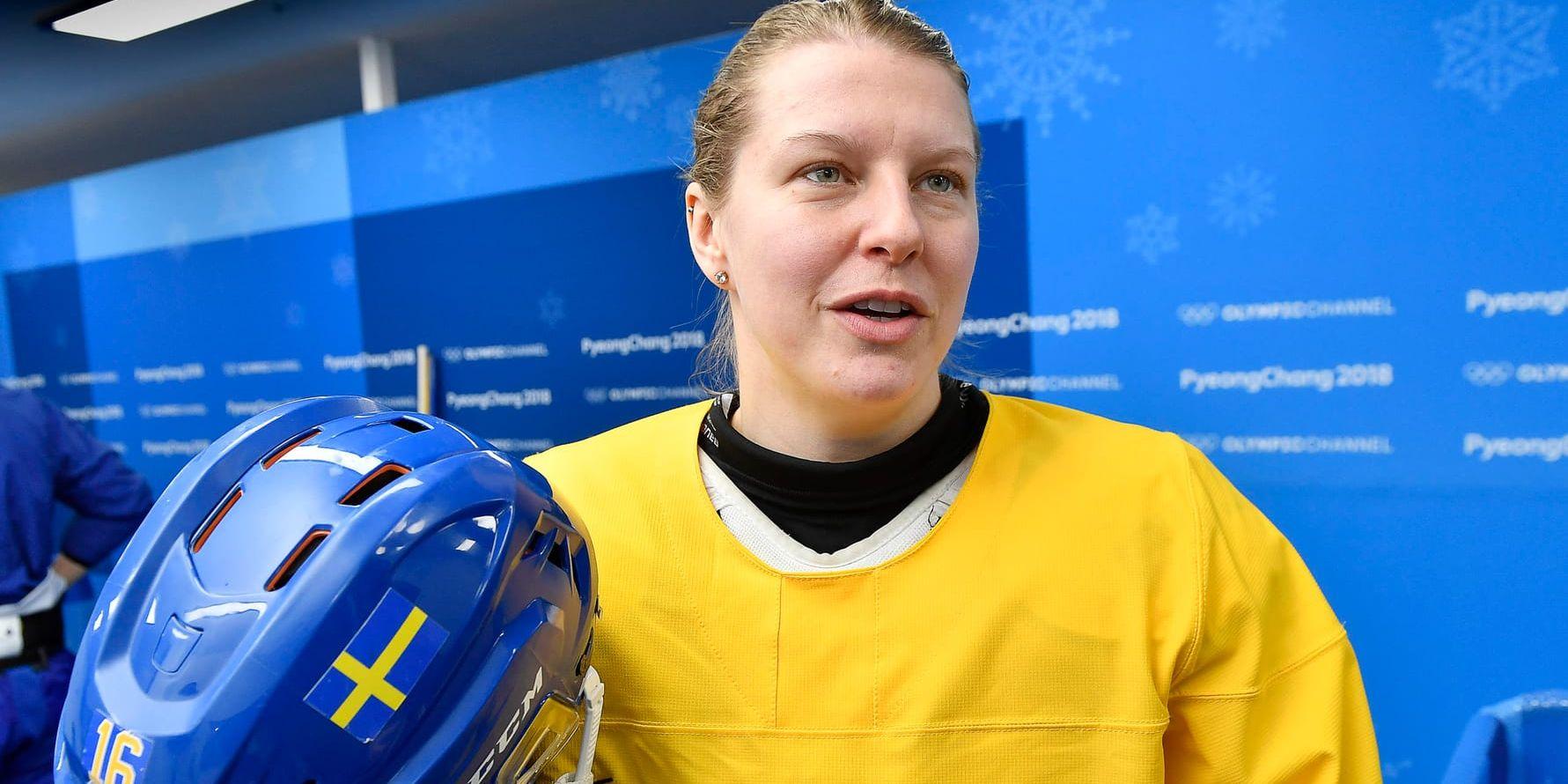 Pernilla Winberg satte avgörande 2–0 när Linköping blev klart för SM-final. Arkivbild.