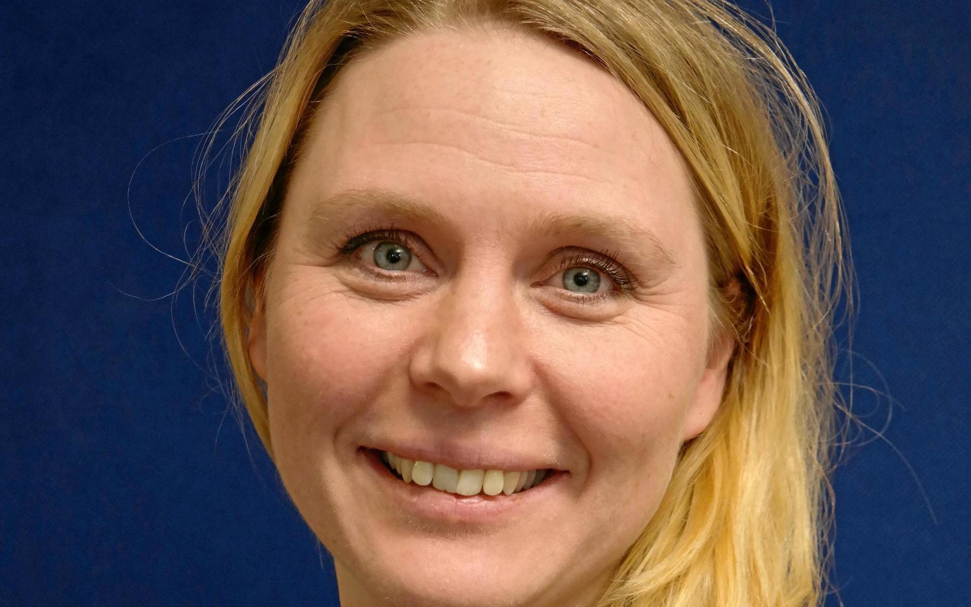 Magdalena Hellgren, säkerhetschef på Essity angående att ställa krav på vaccinering: ”Nej, vi ser inte att det är ett befogat krav i en industriverksamhet.”