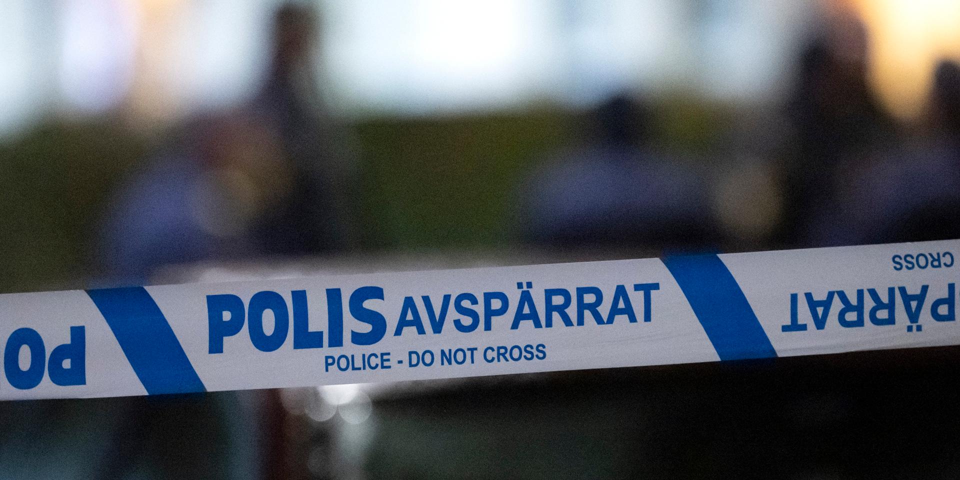 Polisen larmades till Svartedalen i Göteborg med anledning av en blodig man. Arkivbild.