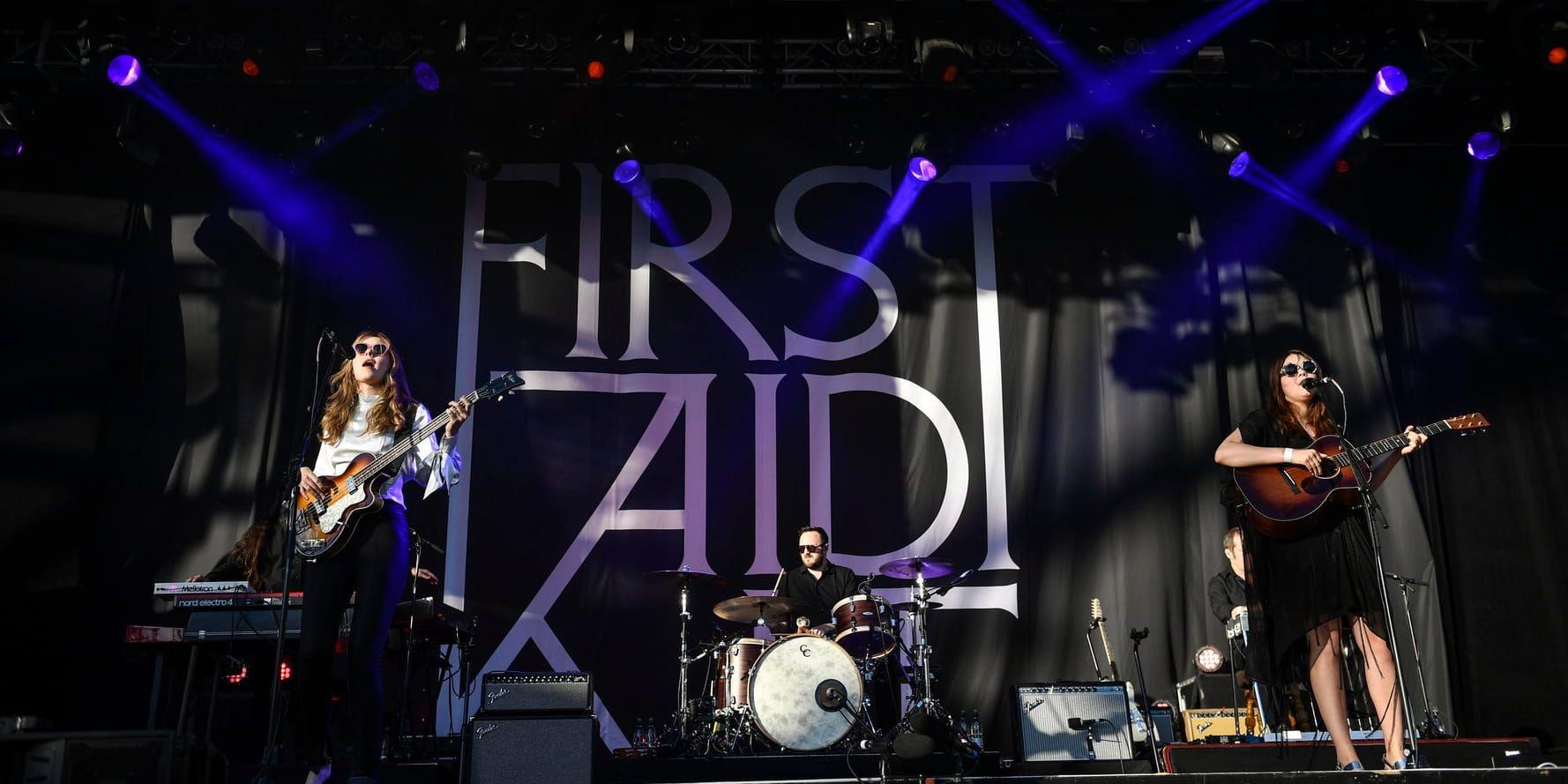 First Aid Kit är nominerad till bästa internationella grupp på Brit Awards. Arkivbild.