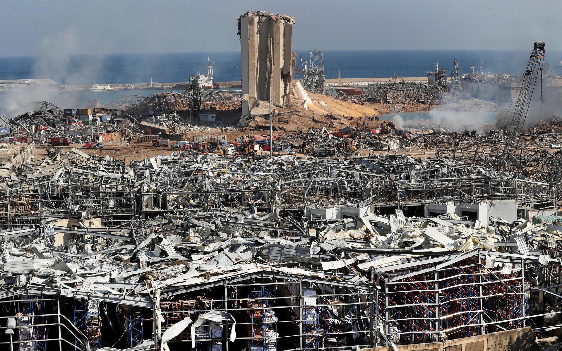 Den enorma explosionen i Libanons huvudstad Beirut orsakade en enorm förödelse.