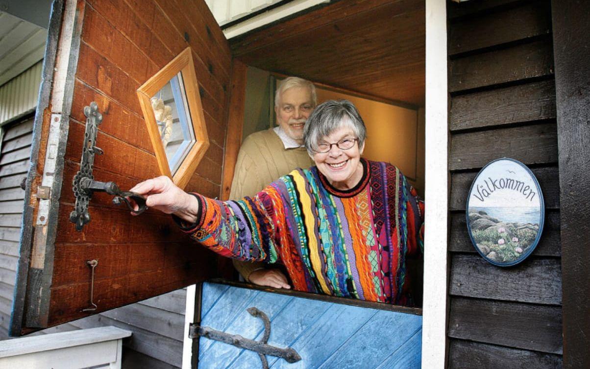Morfar Björn och mormor Ingrid Rodhe i Åsa håller alltid dörren öppen för sina sju barnbarn. Senast Joakim Noah hälsade på var sommaren 2006.
