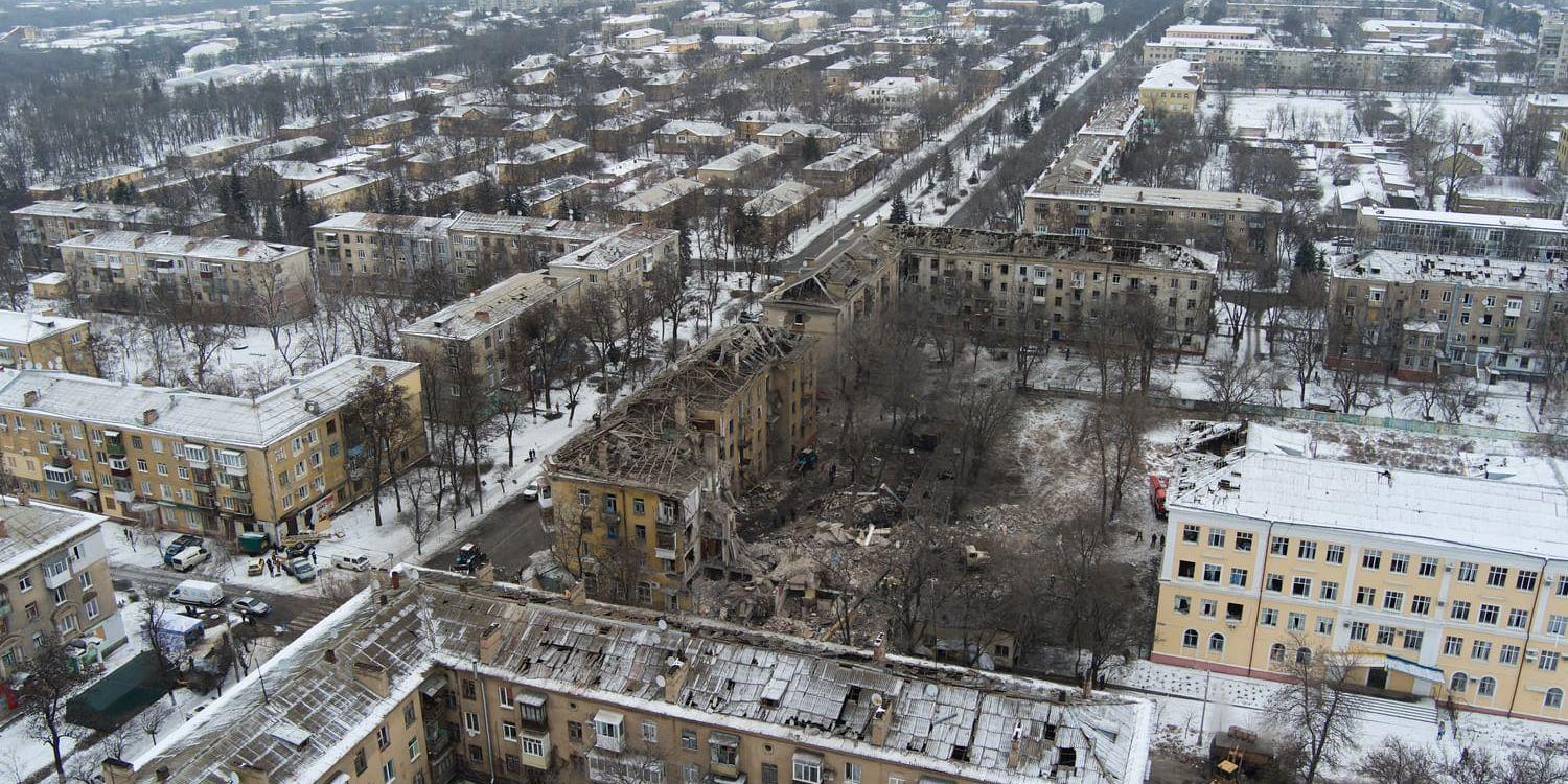 Kramatorsk är en av de största städerna i omstridda Donetsk, några mil från frontlinjen.