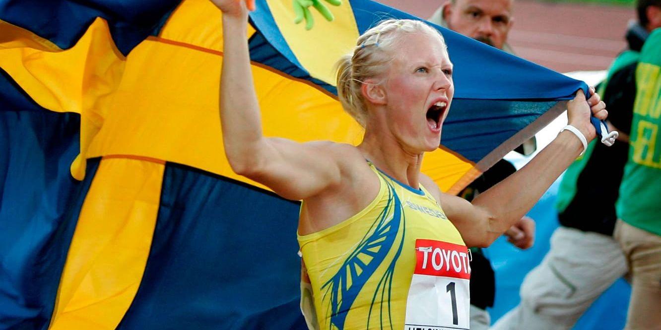 "En Carolina Klüft får man bara fram vart hundra år", menar förbundskaptenen Karin Torneklint, som dock hoppas på svenska framgångar vid VM i London. Arkivbild.